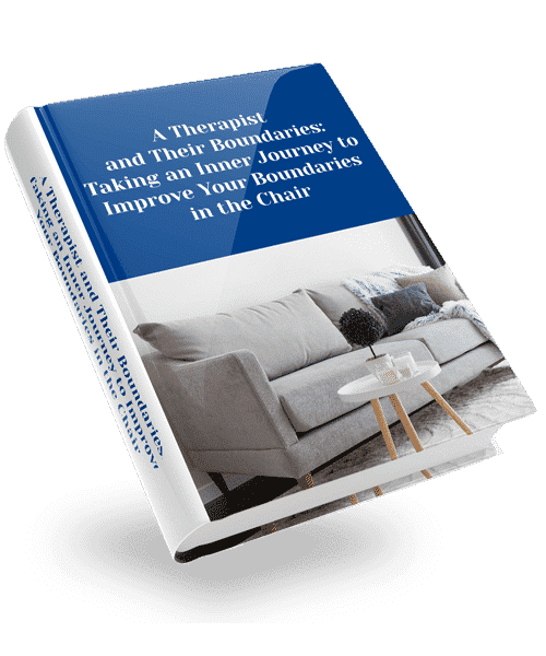 A Therapist and Their Boundaries: Taking an Inner Journey to Improve Your Boundaries in the Chair, a workbook