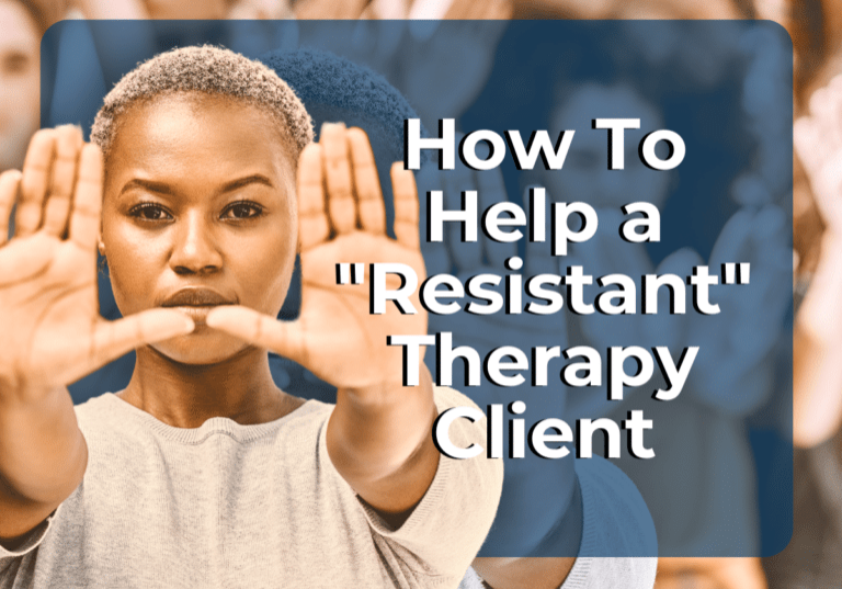 how to help a resistant client in therapy black woman POC psychology
